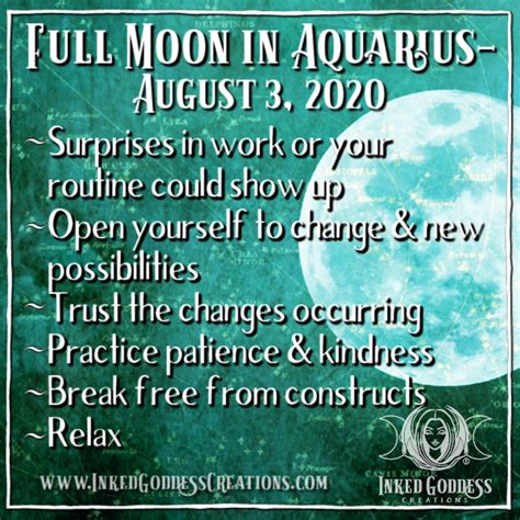 full moon in aquarius august 3 2020 full blue moon moon in