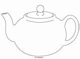 Teapot Kettle Teapots Sketchite sketch template