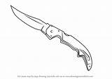 Knife sketch template