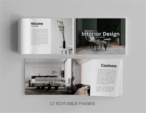interior design portfolio template architecture  etsy