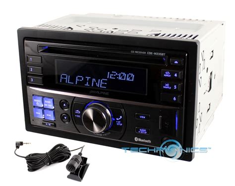 alpine cde wbt double din car audio radio stereo cd mp receiver