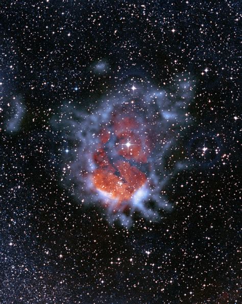 submillimeter image reveals glowing stellar nurseries universe today