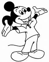 Mickey Mouse Coloring Disney Pages Colorear Para Original Cantando Páginas sketch template