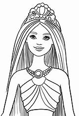 Barbie Sirena Arcobaleno Dreamtopia Dibujo Stampare Pp Principessa Mattel Cartonionline sketch template