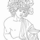 Dionysus Wine God Coloring Greek Hellokids Pages sketch template