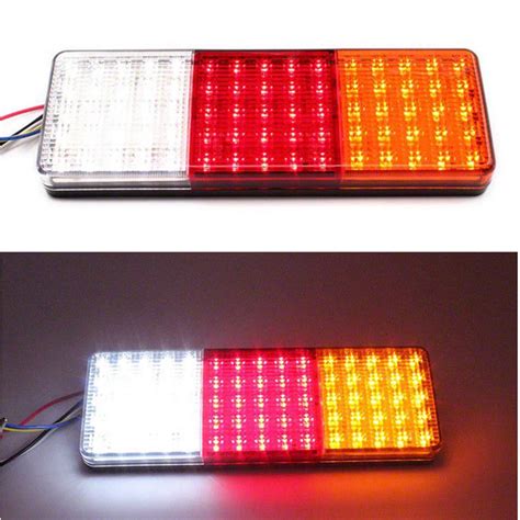 pcs car styling quality asssured   led truck tail light warning lights rear lamps