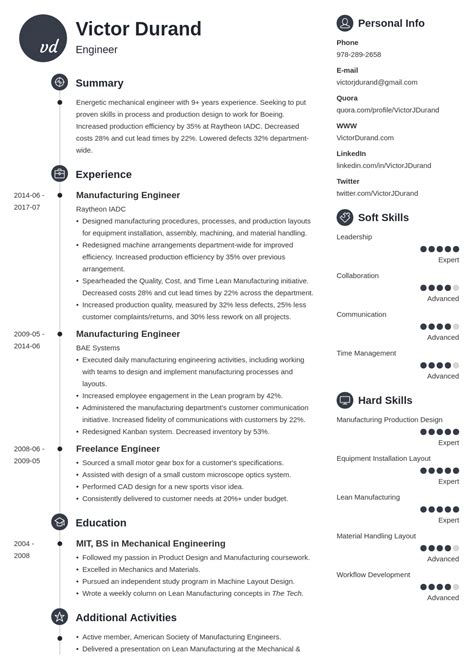 short  engaging pitch    resume  engineering