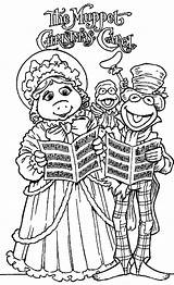 Christmas Coloring Carol Pages Movie Muppets Muppet Drawings Clipart Sheets Kids Printable Movies Caroling Disney Contest Colouring Book Books Music sketch template