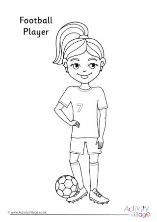 soccer colouring pages