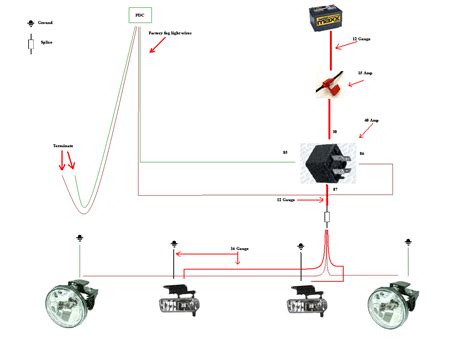 dodge ram  fog light wiring diagram