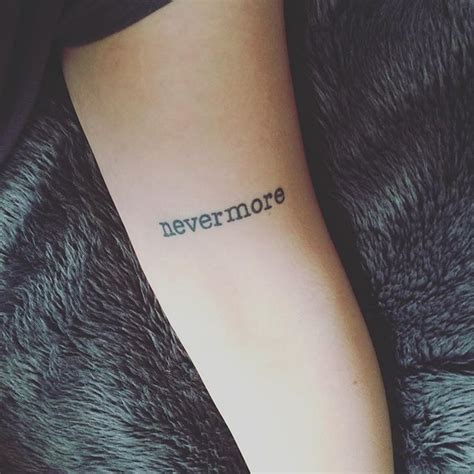 17 Typewriter Font Tattoos For The Girl Who Has A Way With Words