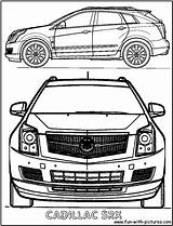 Coloring Cadillac Srx Fun Pages sketch template
