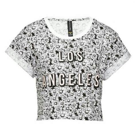 los angeles crop womens fashion tops  tops  carousell