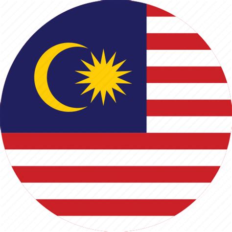 circle circular country flag flag of malaysia flags