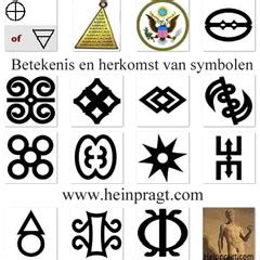 symbolen en tekens betekenis en herkomst