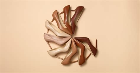 nude heels in beige neutral skin toned shoes