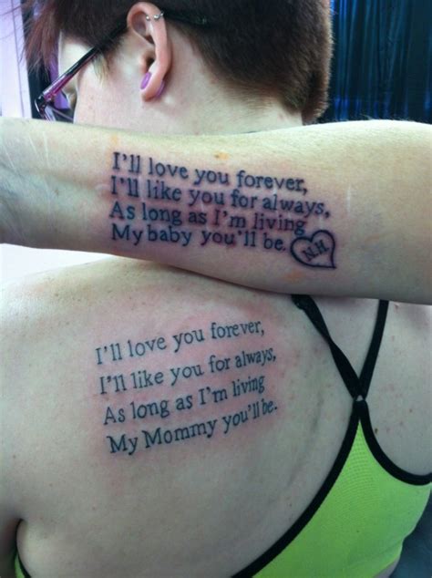 mother daughter tattoo on tumblr