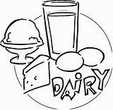 Dairy Coloring Pages Clipart Template Food Cliparts Clipartbest Super Library Sketch Popular sketch template