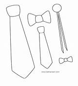 Tie Coloring Template Pages Printable Onesie Father Ties Color Shower Pattern Baby Fathers Shirt Dad Templates Crafts Heart Teddy Man sketch template