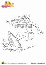 Barbie Secret Sirenes Sirene Hugolescargot Surf Imprimer Sirène Planche Depuis Princesse Licorne sketch template