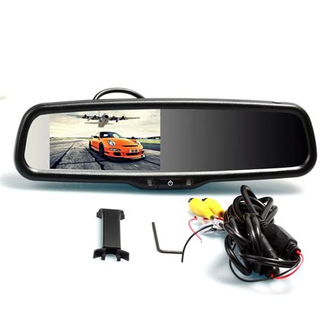 amazoncom  max  distinct reverse camera auto adjust brightness car rear view mirror