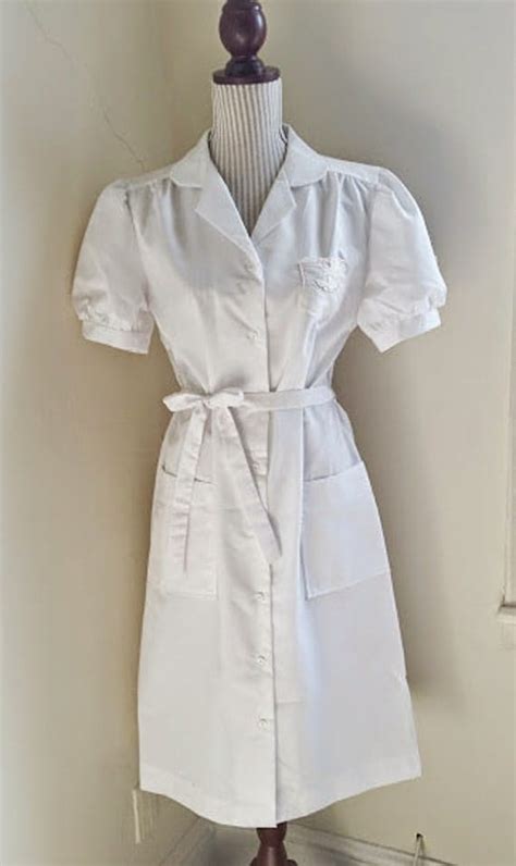 Vintage 1960s Nurses Uniform Nos Vintage Uniform