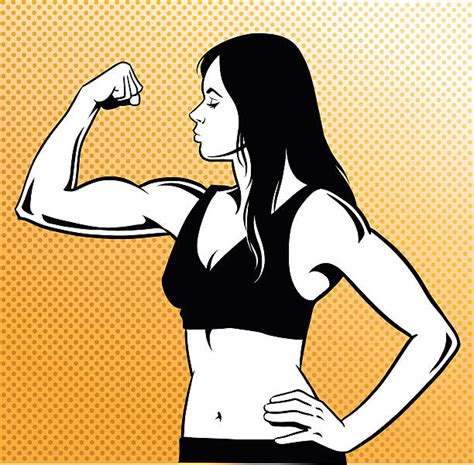 Best Arm Flexing Illustrations Royalty Free Vector
