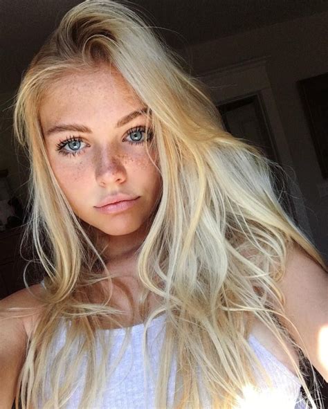 blonde hair green eyes and freckles
