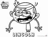 Loud Coloring Lincoln House Pages Printable Template sketch template