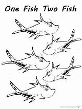 Seuss Fishes Printables Getdrawings Bettercoloring Educativeprintable sketch template