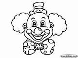 Clown Coloring Pages Clowns Circus Cb Printable Template Cute Kids Birthday Crafts Scary Colouring Face Purim Print Craft Cakes Templates sketch template