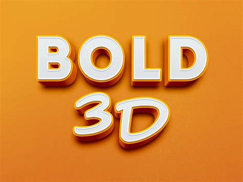 bold  text effect psd   photoshop files