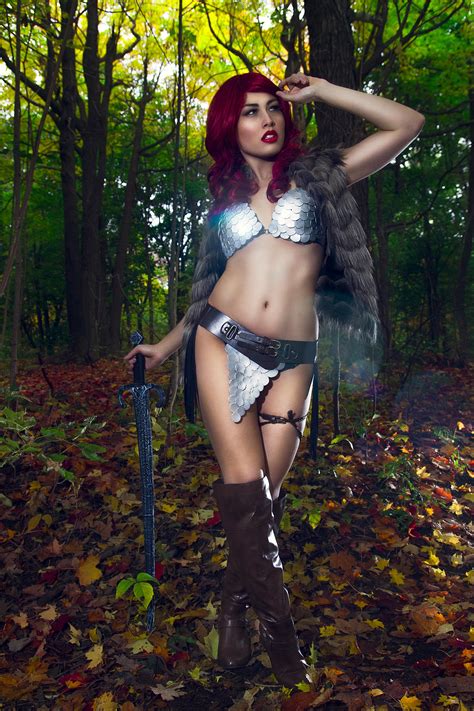 signed red sonja cosplay variant cover exclusive print