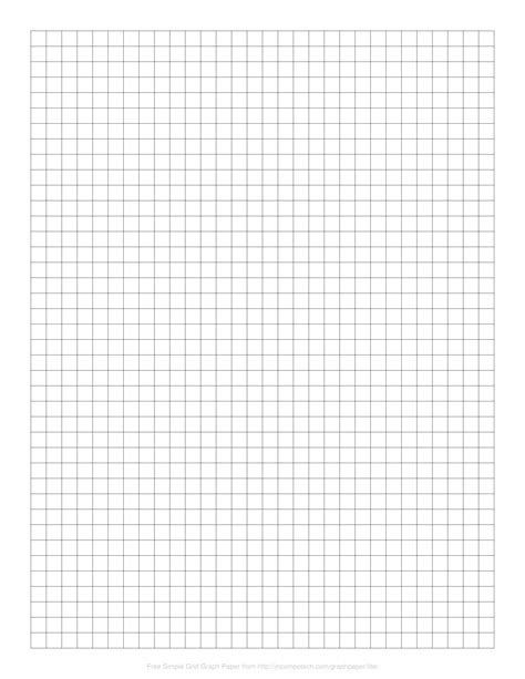 graph paper simple grid