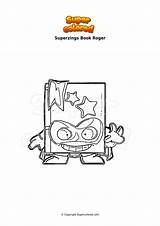 Superzings Supercolored Bucky sketch template