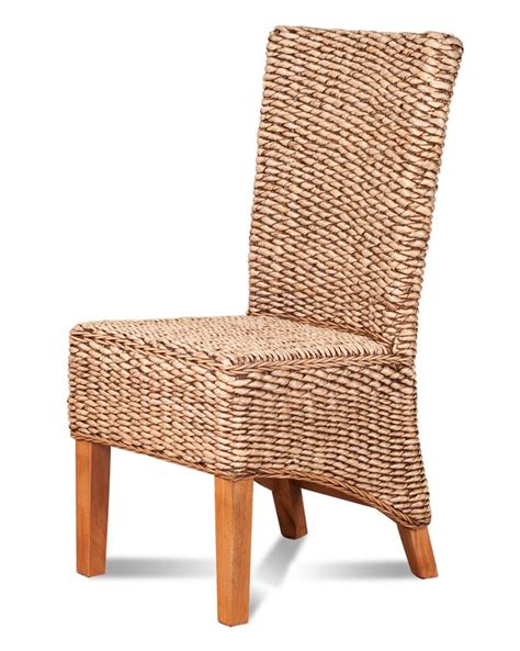 dining chair light banana leaf weave rattan furniture
