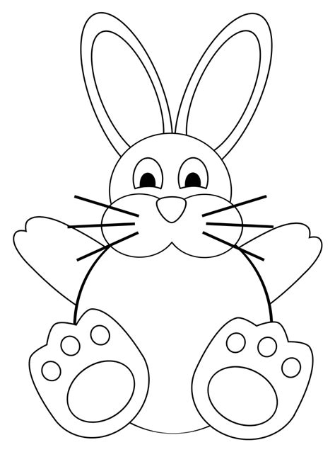 printable bunny coloring pages coloring home