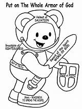 Coloring Pages God Armor Bible Bear Kids Awana Teddy Crafts Color Elvis Small Cubbie Preschool Printable Sheets Sheet Activities Children sketch template