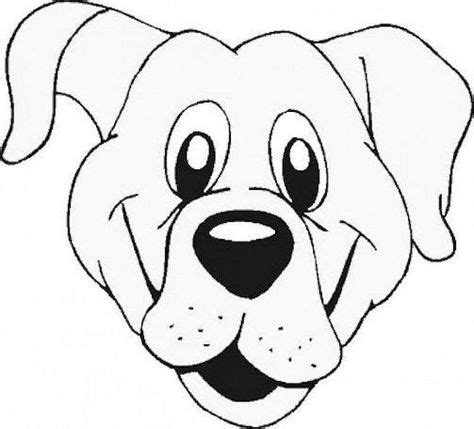 dog head coloring pages  images dog template animal coloring pages