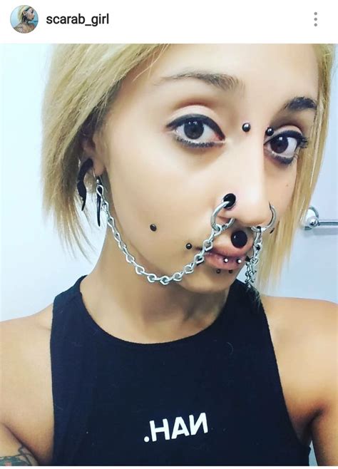 Women With Huge Septums Photo Modified Bodies Facial Piercings