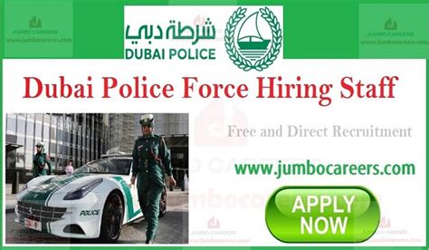 dubai police force hiring staff march  dubai government jobs  expats