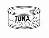 Tuna Foodhero Atun Alimentos Digi Canned sketch template