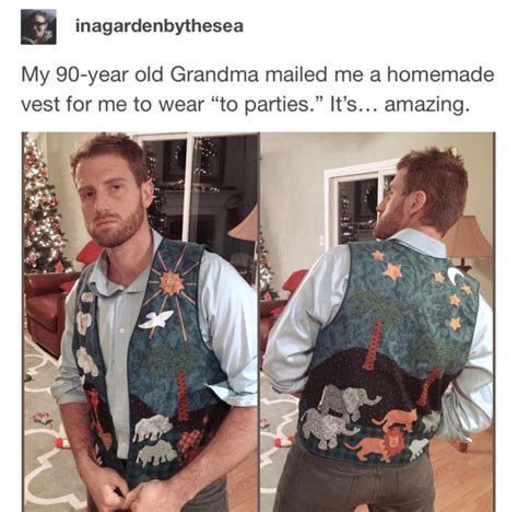 Amazing Homemade Vest For Parties Wholesomememes