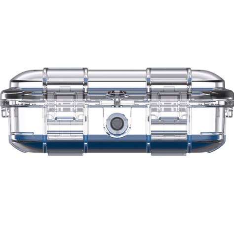 pelican  micro case clear  blue liner