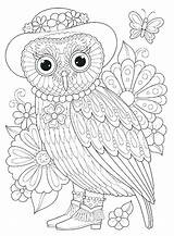 Barn Owl Coloring Printable Pages Owls Getcolorings Getdrawings sketch template