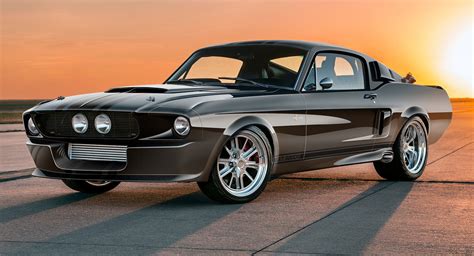 classic restorations carbon clad shelby gtcr starts   carscoops