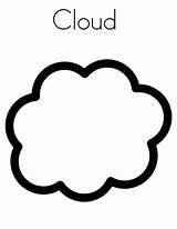 Coloring Clouds Cloud Pages Printables Sheet Netart Printable Kids Last Clip Trending Days sketch template
