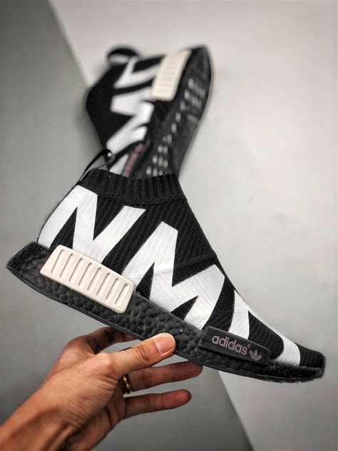 adidas nmd cs primeknit black white  sale sneaker