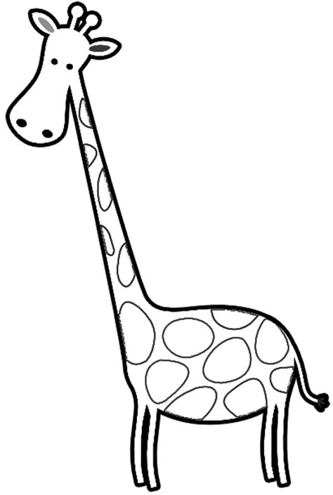 giraffe face template clipart