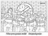 Ghostbusters Coloring Pages Printable Print Kids Color Book Adults Sheets Ghost Papercraft Busters Squadgoals Ultimate Logo Movie Live Coloringbay Party sketch template